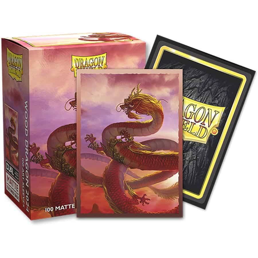 Dragon Shield Sleeves - Dual Sleeves Art - Chinese New Year 2024 Year of the Wood Dragon