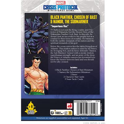 Marvel: Crisis Protocol - Black Panther, Chosen Of Bast & Namor, The Sub-Mariner
