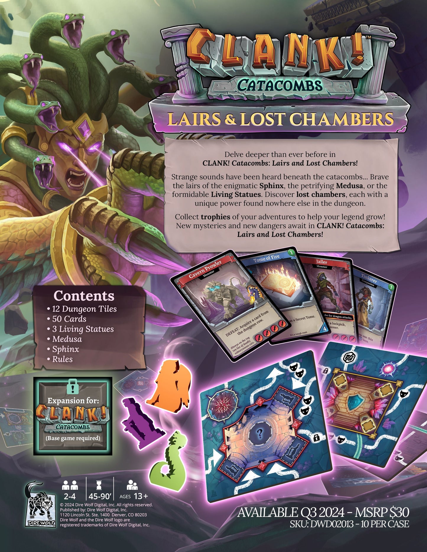 Clank! Catacombs - Lairs & Losts Chambers Expansion