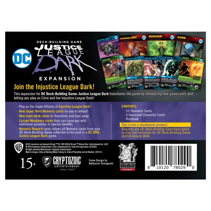 DC Comics - Deck Building Game: Justice League Dark Expansion