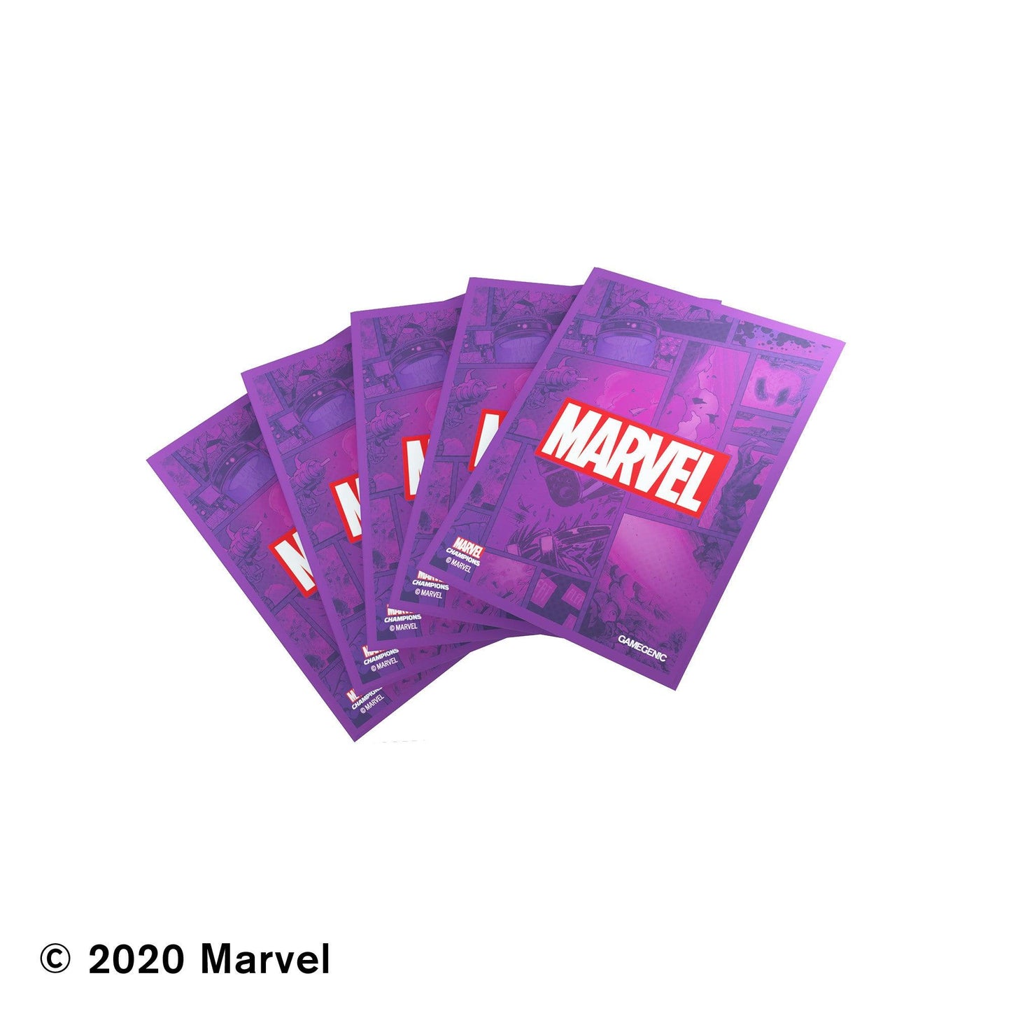 Marvel Champions Art Sleeves: Marvel Purple - Boardlandia