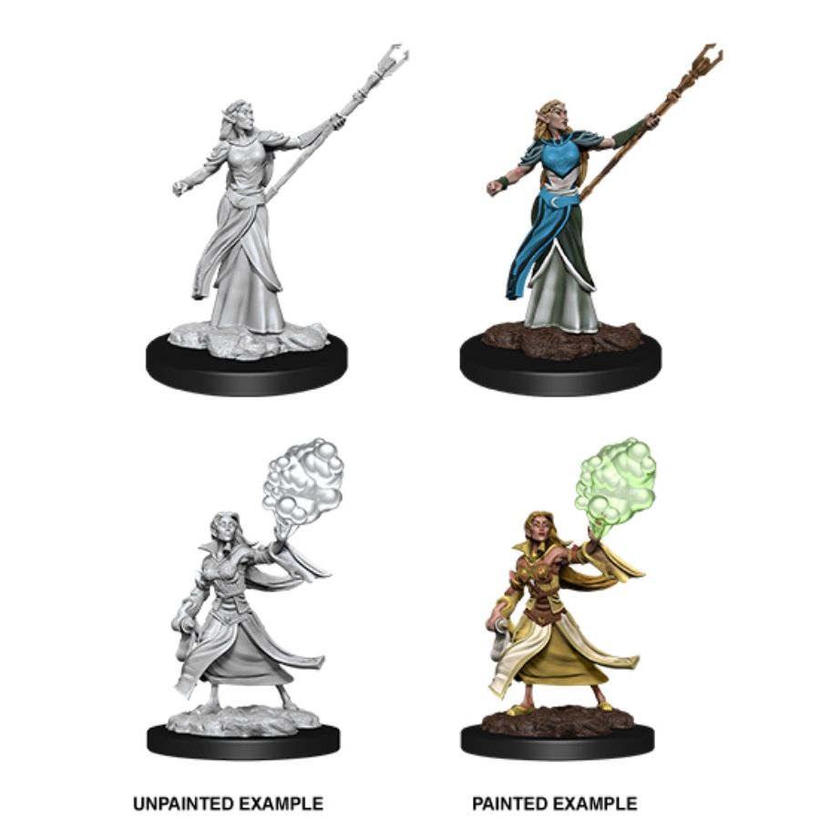 Dungeons & Dragons: Nolzur's Marvelous Unpainted Miniatures - W12 Female Elf Sorcerer - Boardlandia